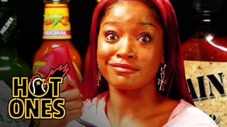 Keke Palmer Laughs Uncontrollably While Eating Spicy Wings (2017) - Episode 12 poster and promotional image