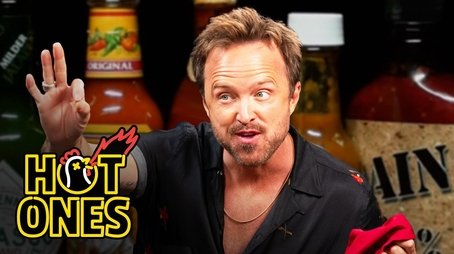 Aaron Paul Gets Broken Bad While Eating Spicy Wings (2025) - Episode 1 poster and promotional image