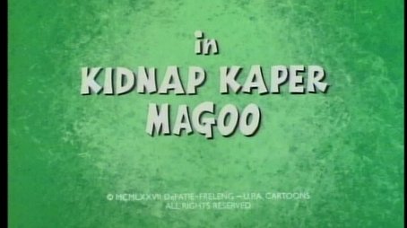 Kidnap Caper Magoo (1977) - Episode 16 poster and promotional image