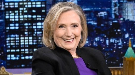 Hillary Rodham Clinton, Jonathan Groff, Sasha Alex Sloan (2024) - Episode 109 poster and promotional image