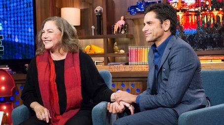 John Stamos & Kathleen Turner (2015) - Episode 155 poster and promotional image