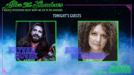 After the Shadows Ep. 2 - Kayvan Novak and Aida Turturro (2021) - Episode 2 poster and promotional image