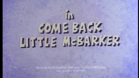 Come Back, Little McBarker (1977) - Episode 19 poster and promotional image