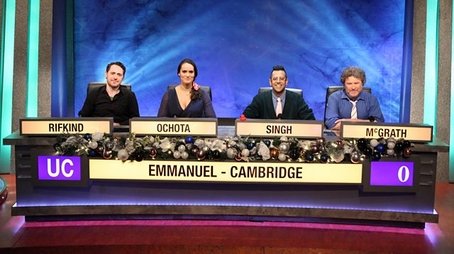 Christmas 2013 - Emmanuel College, Cambridge v Gonville and Caius, Cambridge (2014) - Episode 39 poster and promotional image