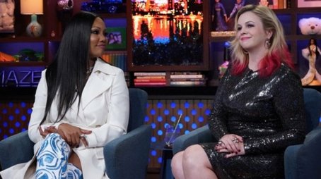 Garcelle Beauvais and Amber Tamblyn (2021) - Episode 166 poster and promotional image