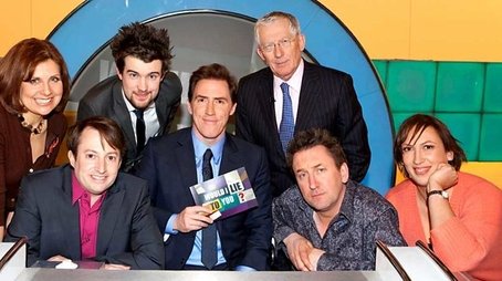 Rebecca Front, Jack Whitehall, Nick Hewer, Miranda Hart (2011) - Episode 1 poster and promotional image