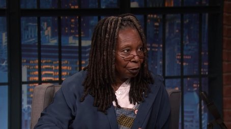 Whoopi Goldberg & Abby Elliott (2024) - Episode 117 poster and promotional image