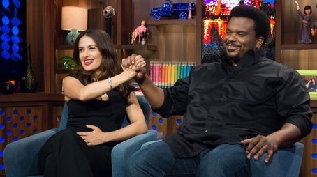 Salma Hayek & Craig Robinson (2015) - Episode 134 poster and promotional image