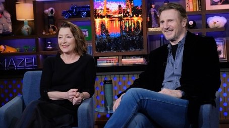 Lesley Manville & Liam Neeson (2020) - Episode 33 poster and promotional image