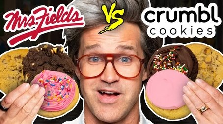 Mrs. Fields vs. Crumbl Cookies Taste Test | Food Feuds (2024) - Episode 16 poster and promotional image