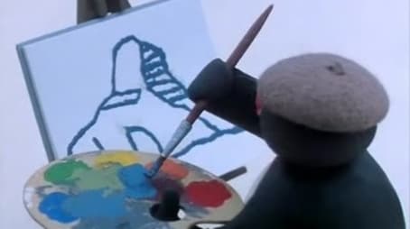 Pingu als Maler