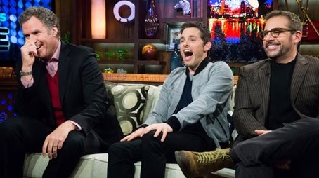 James Marsden, Steve Carrell & Will Ferrell (2013) - Episode 108 poster and promotional image