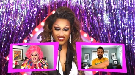 Nina West vs. Dustin Milligan (2021) - Episode 1 poster and promotional image