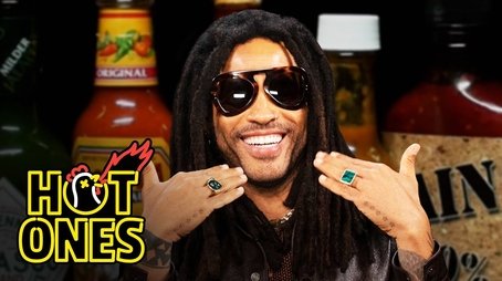 Lenny Kravitz Stays Cool While Eating Spicy Wings (2023) - Episode 3 poster and promotional image