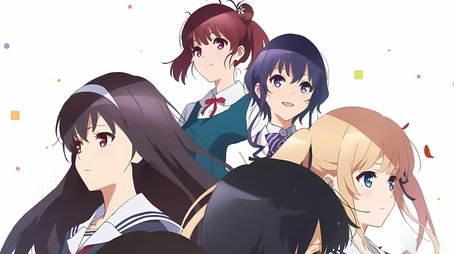 Saekano: How to Raise a Boring Girlfriend ♭ (2017) - Season 2 poster and promotional image