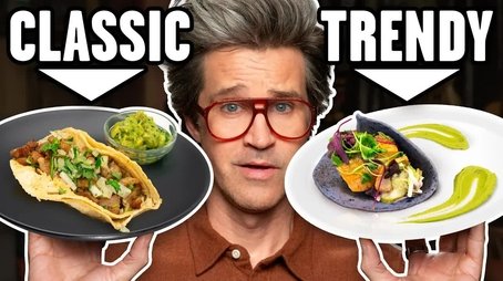 Oldest vs. Newest Mexican Restaurant (Taste Test) (2024) - Episode 110 poster and promotional image