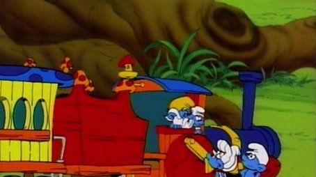 Locomotive Smurfs