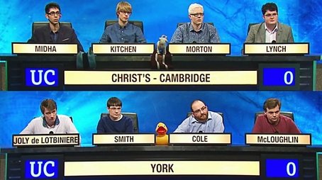 Christ's College, Cambridge v York (2015) - Episode 21 poster and promotional image