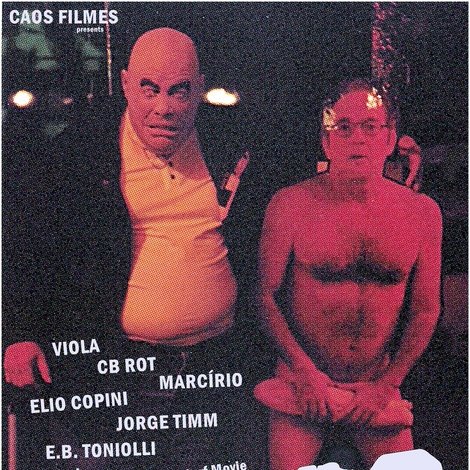 Super Chacrinha e seu amigo Ultra-Shit em Crise Vs. Deus e o Diabo na Terra de Glauber Rocha