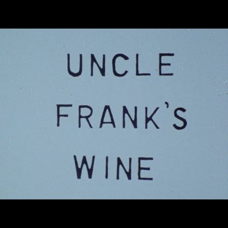 Uncle Frank's Wine