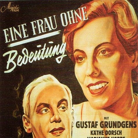 Eine Frau ohne Bedeutung
