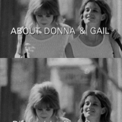 Notes for a Film About Donna & Gail