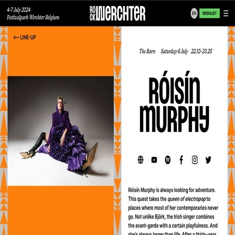 Róisín Murphy - Rock Werchter 2024
