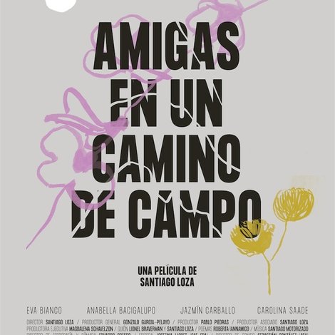Amigas en un camino de campo