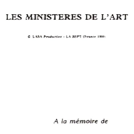 Les Ministères de l'art