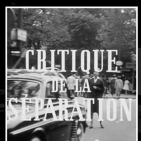 Critique de la Séparation