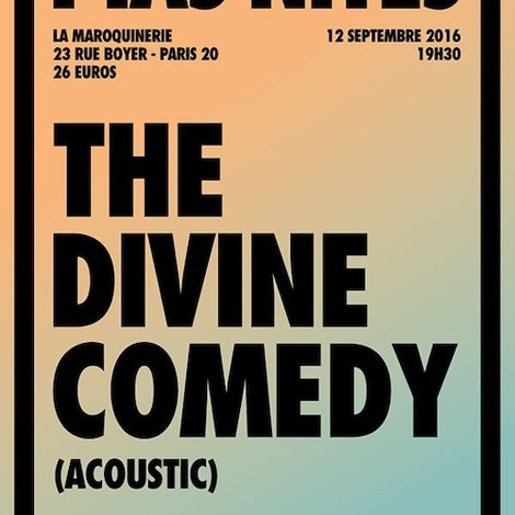The Divine Comedy - La Maroquinerie acoustic 2016