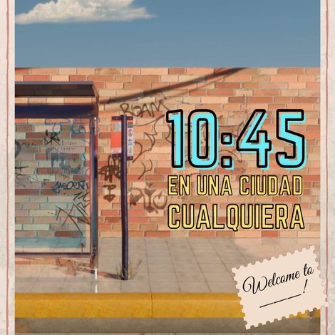 10:45 en una ciudad cualquiera