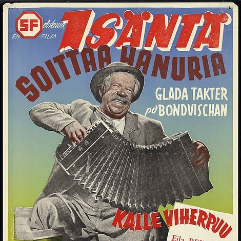 Isäntä soittaa hanuria