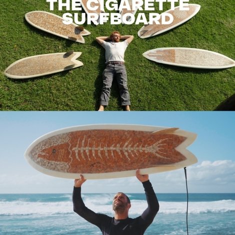 The Cigarette Surfboard