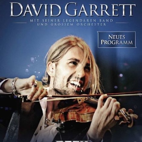 David Garrett - Rock Symphonies - Tourposter - Hannover 2012