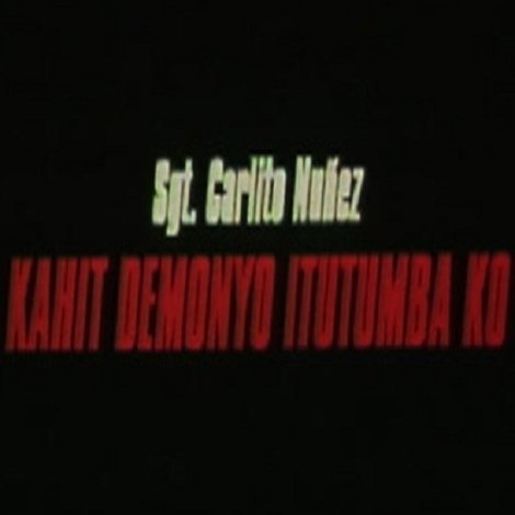 Kahit demonyo itutumba ko