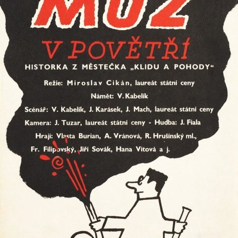 Muž v povětří