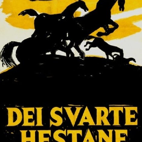 Dei svarte hestane