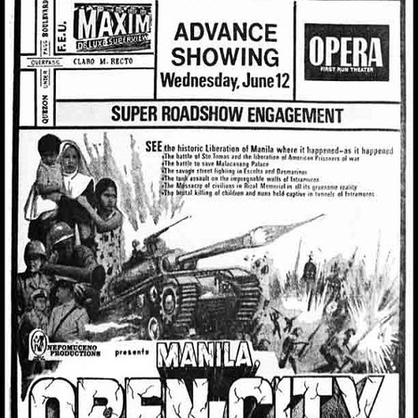 Manila, Open City