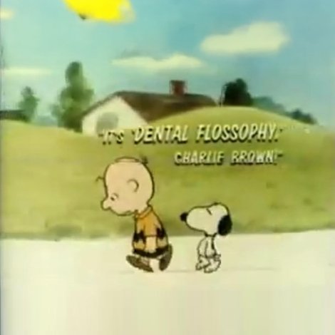 It's Dental Flossophy, Charlie Brown