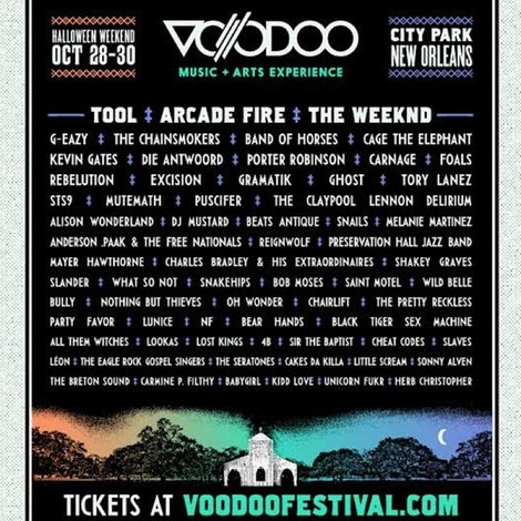 Arcade Fire 2016-10-31 Voodoo Music + Arts Experience, New Orleans