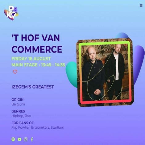 'T Hof Van Commerce: Pukkelpop 2024