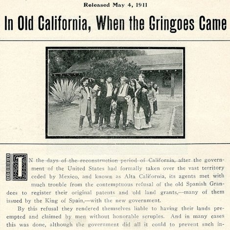 In Old California When the Gringos Came