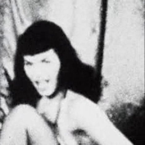 Bettie Page In Red Lingerie