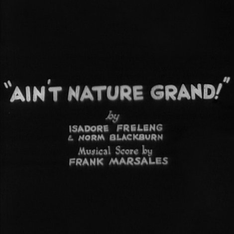 Ain't Nature Grand!