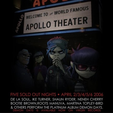 Gorillaz: Demon Days Live from the Apollo Theater, Harlem