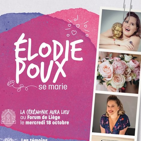 Élodie Poux se marie