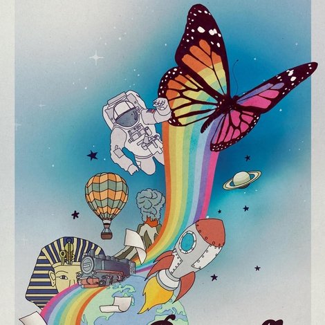 Butterfly in the Sky