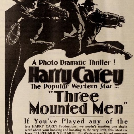 Three Mounted Men