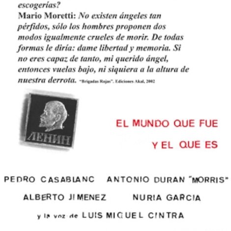El mundo que fue y el que es
